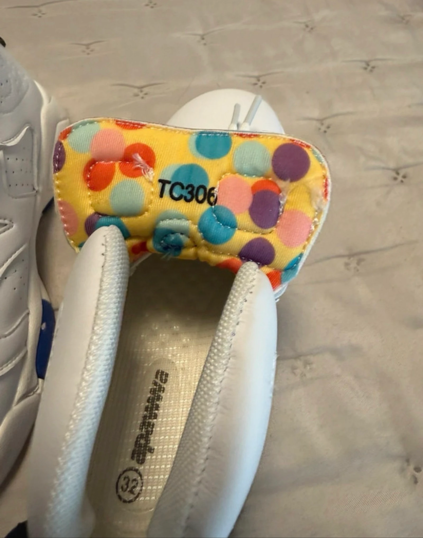 Sneakers / High-top shoes for boys/girls white and blue | Size 32 (21 cm) – photo 8